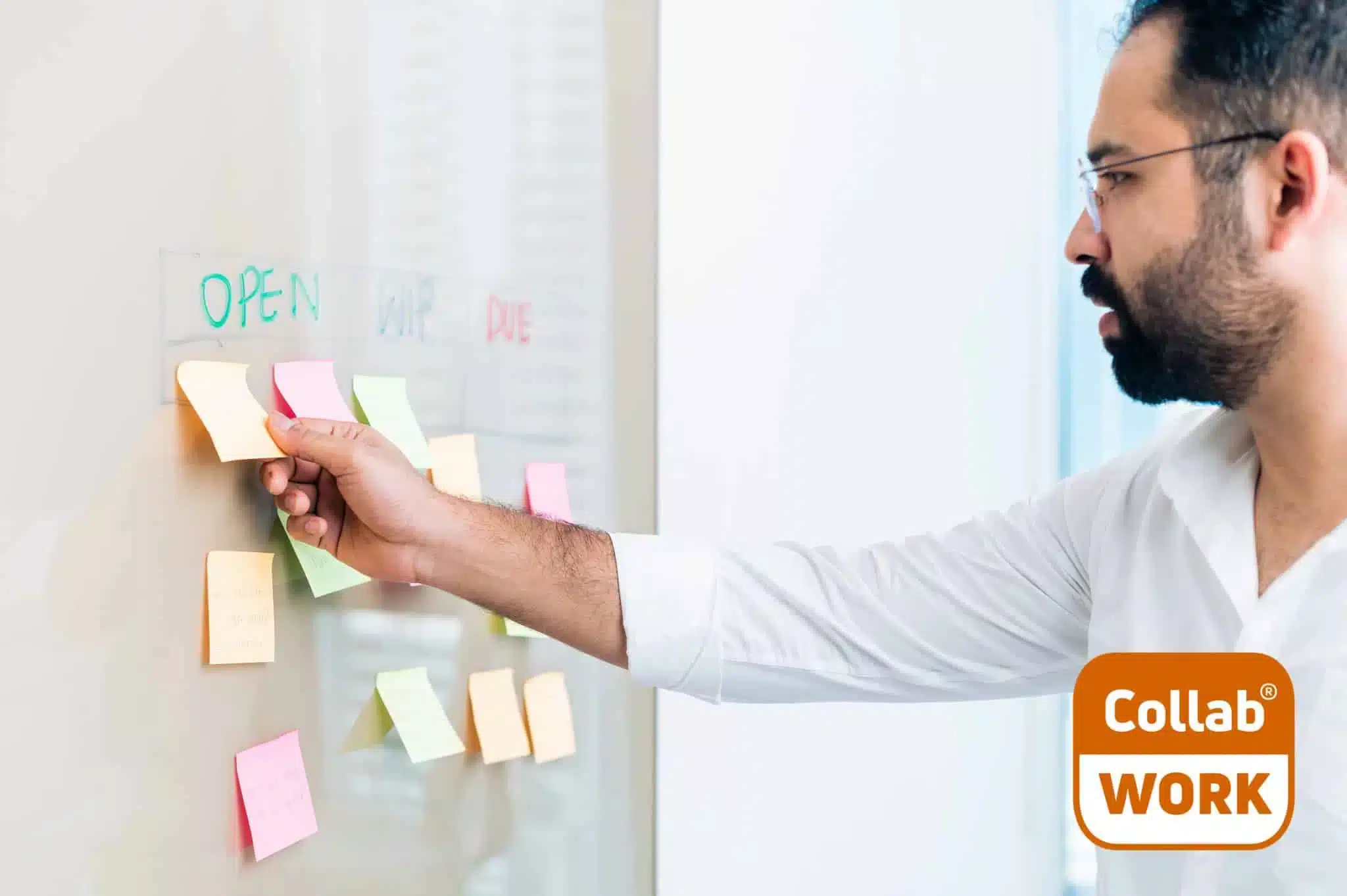 Profesional que utiliza kanban